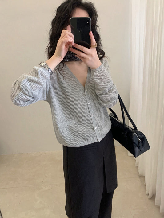 🥜 11%羊毛細直紋微透膚CD