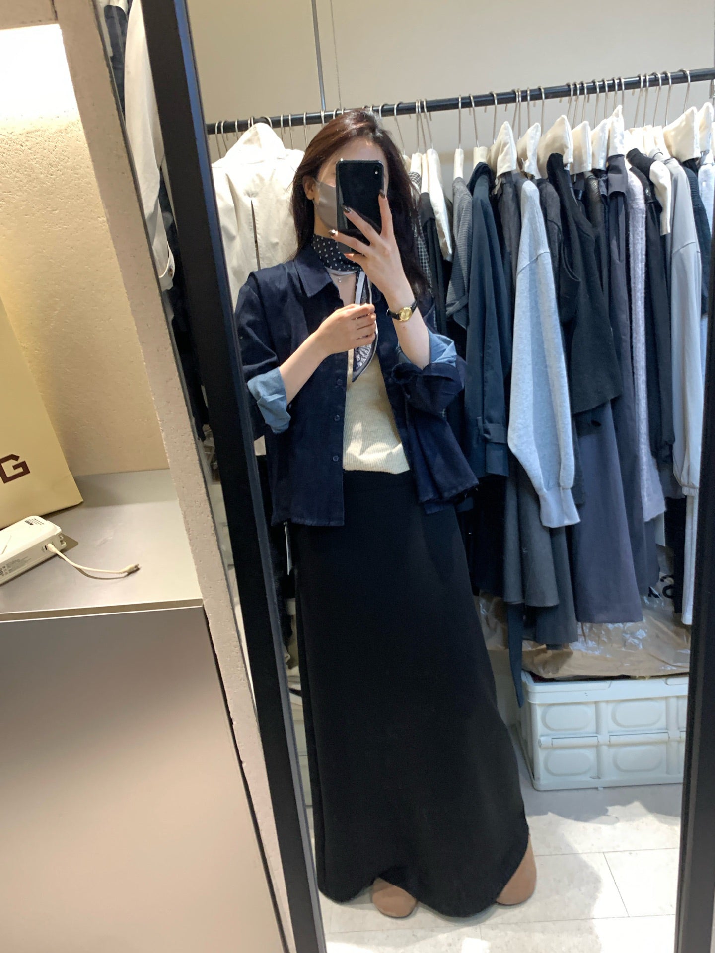 // 秒變紙片人微A字中裙