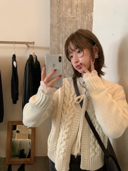 // 13%羊毛麻花綁帶CD