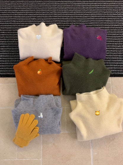 // 100%羊毛高質拉絨半領NT