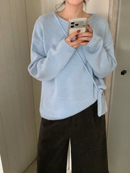 // 20%羊毛疏針圓領NT(連小袋仔)