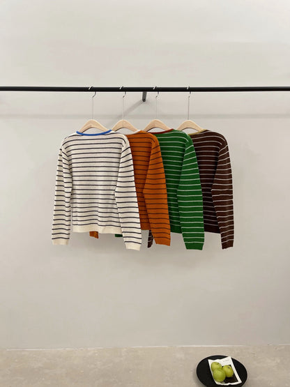 // 100%wool復古撞色包邊間條CD