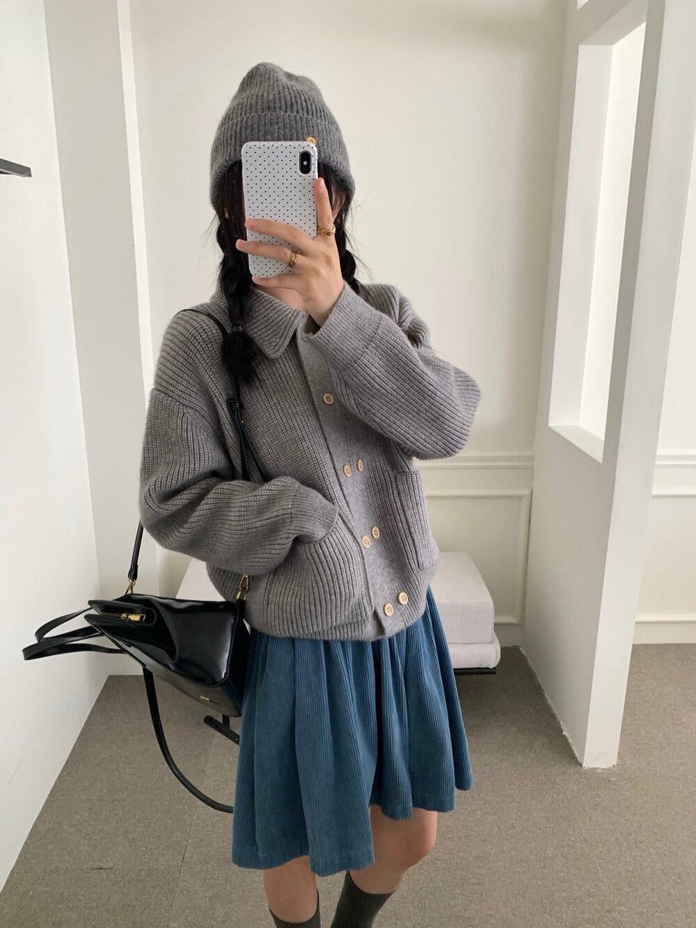 // 慵懶感雙排扣口袋翻領CD