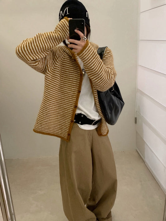 // 超軟糯包邊連帽間條CD