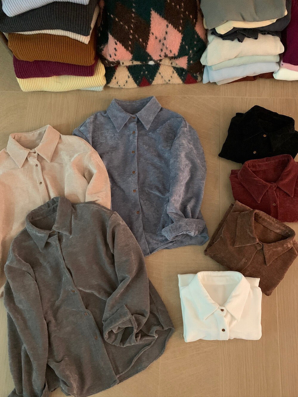 // 復古感雪尼爾絨超親膚SH