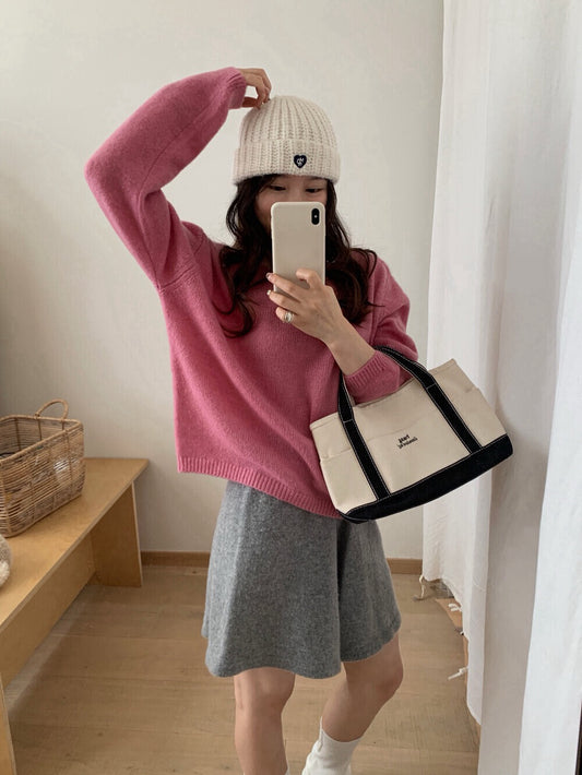 // 100%羊毛柔軟船領NT