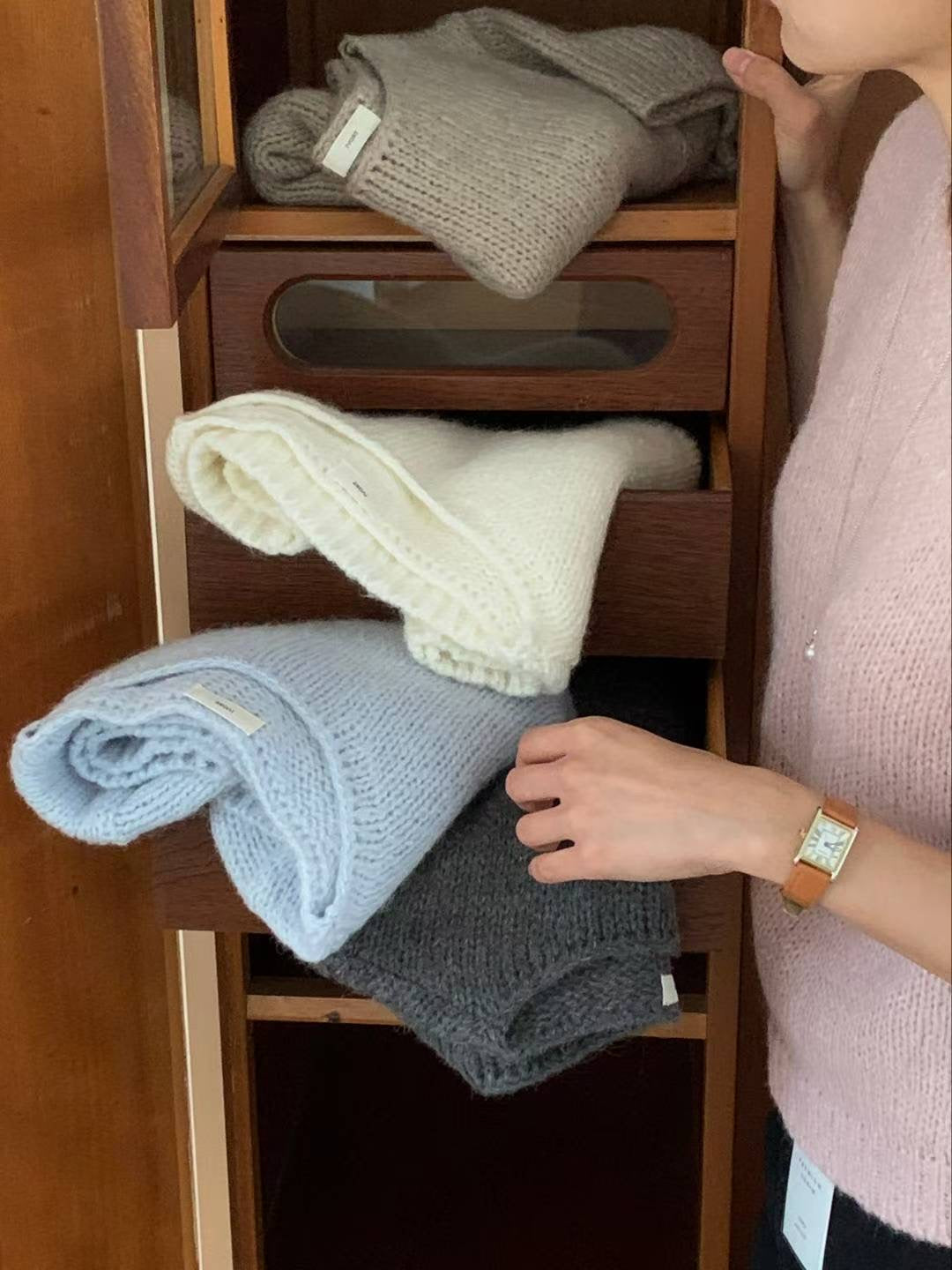 // alpaca手工織感短袖NT