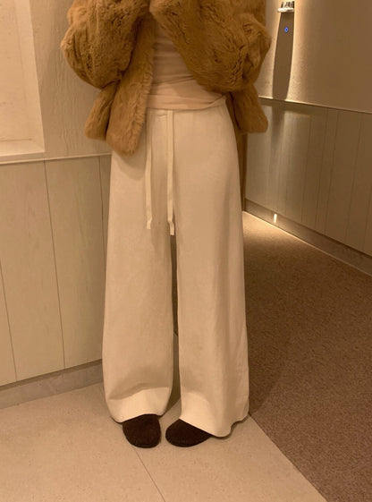 // 萬能百搭顯瘦針織休閒褲