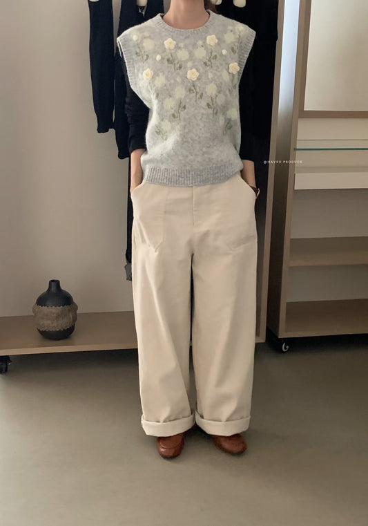 // 屬於秋冬的燈芯絨口袋長褲