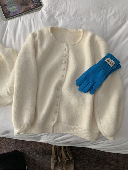 // 6%綿羊毛慵懶圓包扣CD(連單肩袋)