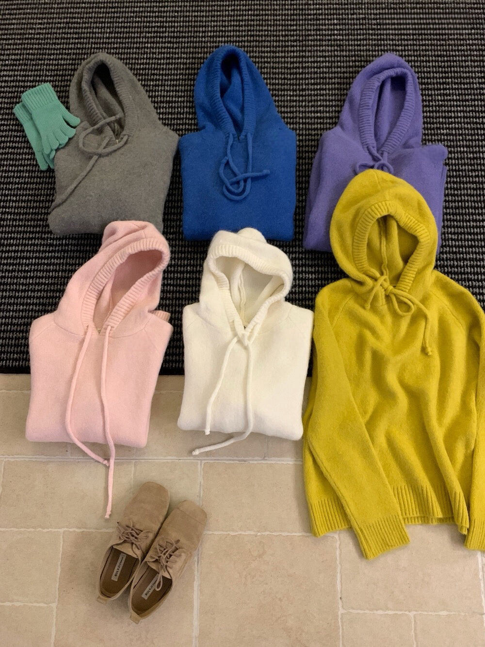 // 6%兔毛溫柔感連帽毛衣