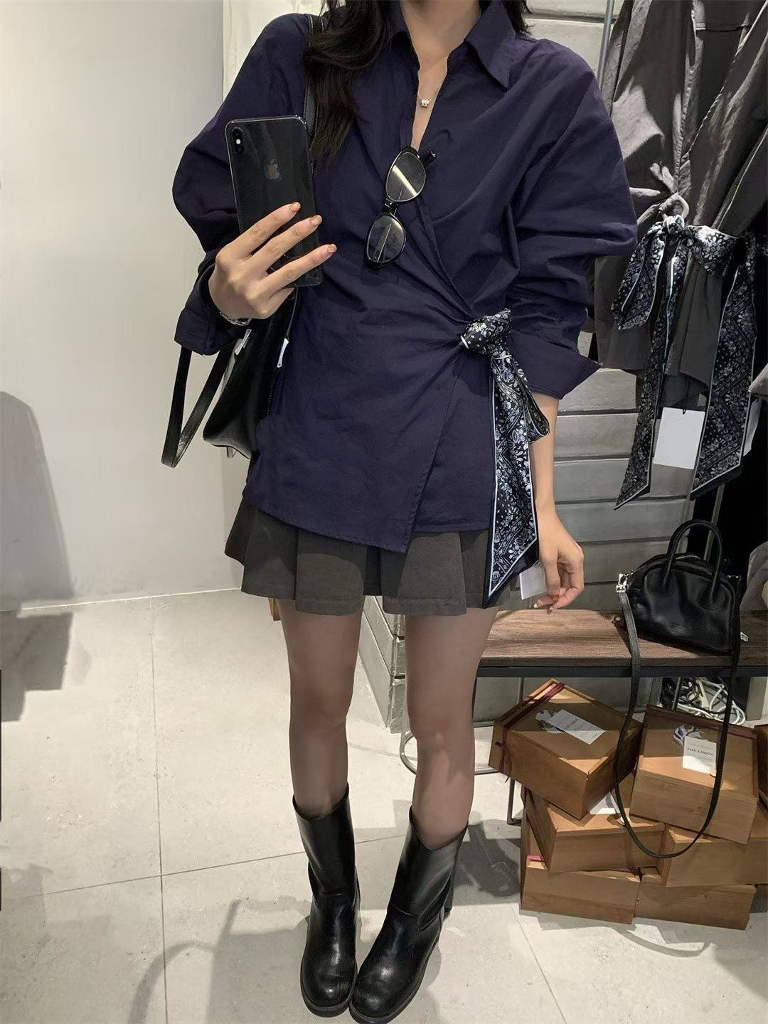 // 高級感印花絲帶綁帶SH