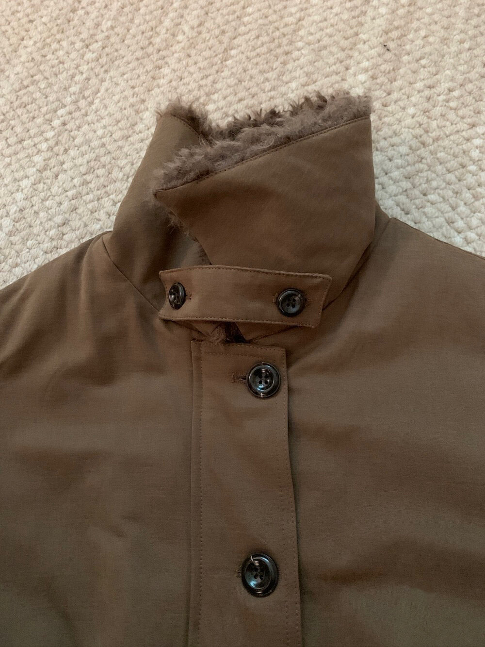 // 帥帥毛毛領夾棉飛行外套