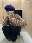 // 質感超好的classic粗間條TEE