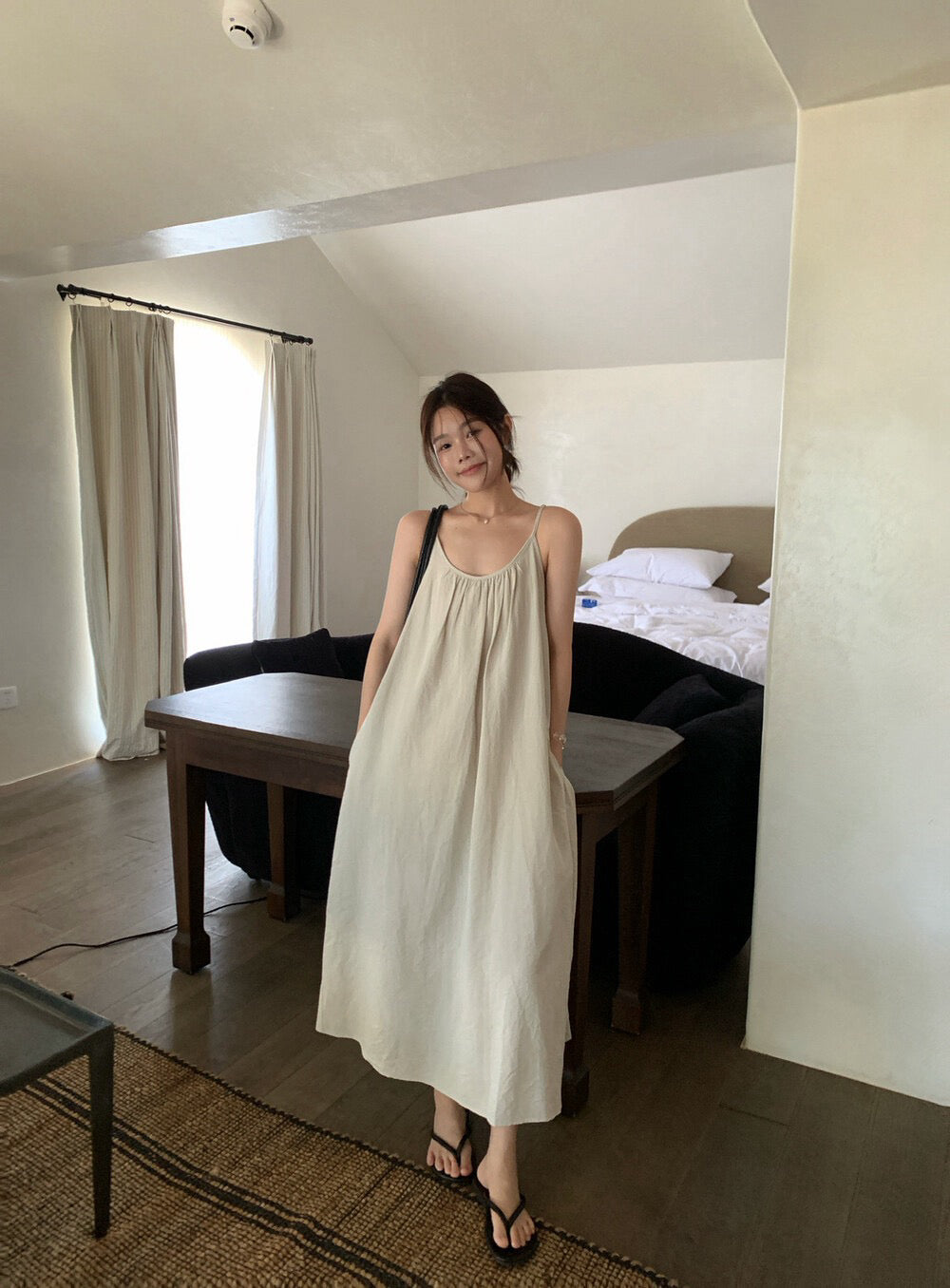 // 極簡風肌理感吊帶OPS