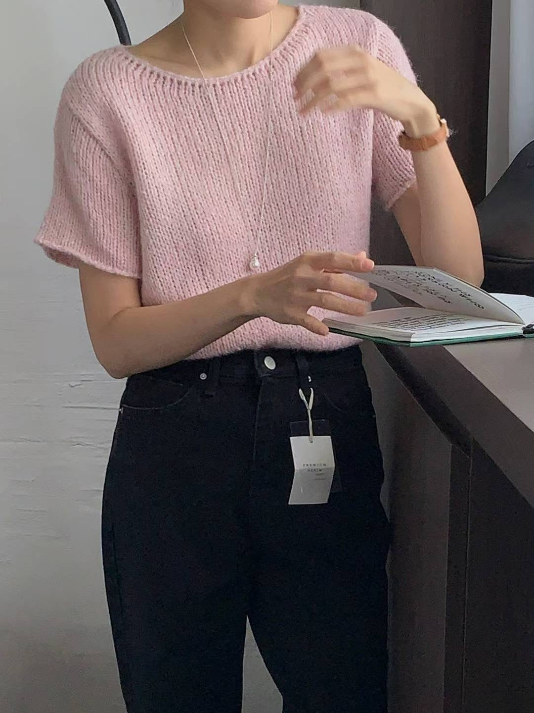 // alpaca手工織感短袖NT