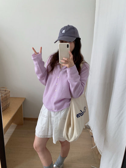 // 100%wool一體無縫連帽開胸NT