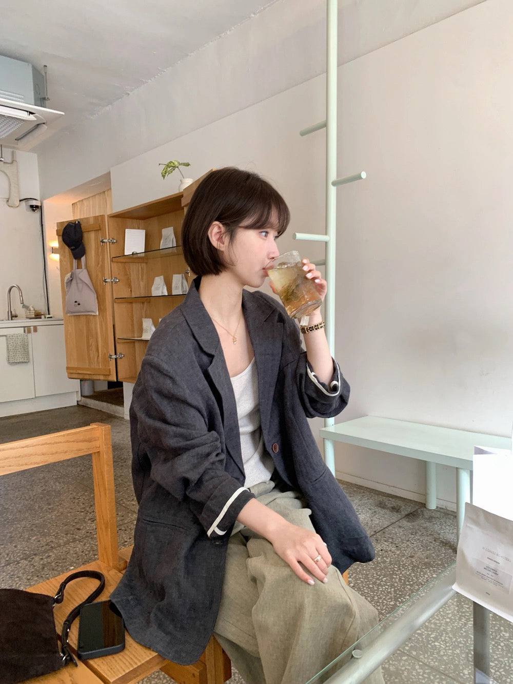 J18 / 極高質正裝版型西裝外套(100%麻質)
