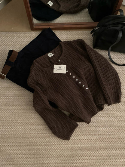 // 溫柔鏤空粗針織CD