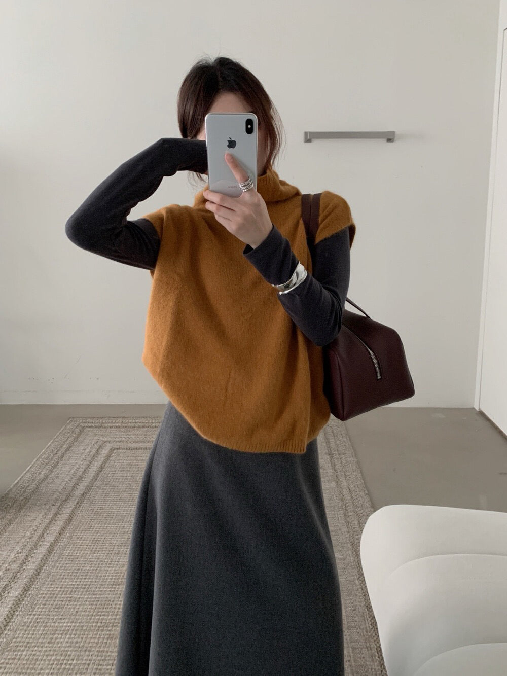 // raccoon+wool垂垂領疊穿必入小短袖NT