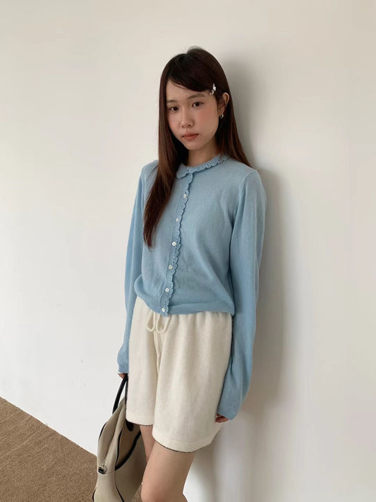 // 精緻鈎花小圓領CD