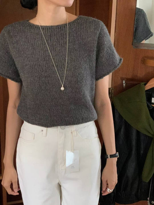 // alpaca手工織感短袖NT