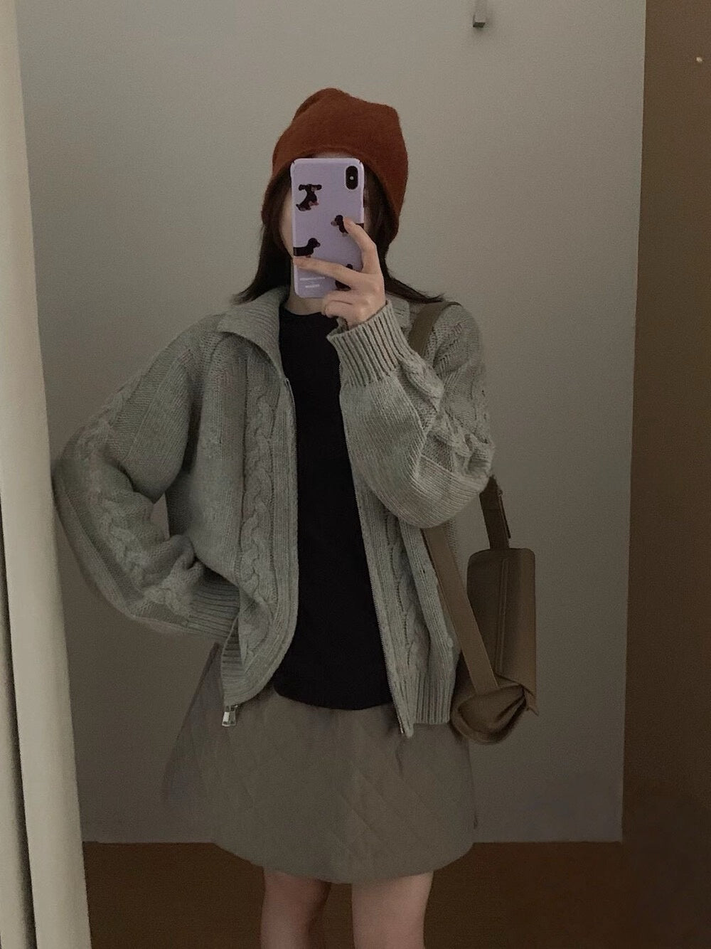 // 可立領麻花上下拉鍊CD