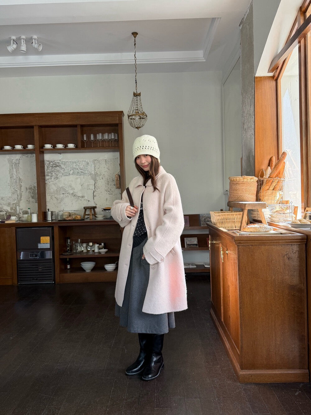 // 極高質20%alpaca+80%fine wool手工羊駝絨外套