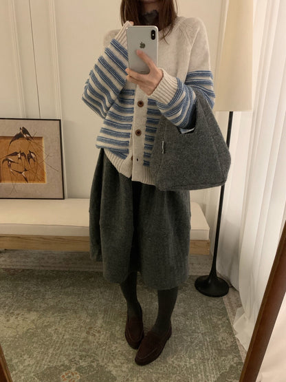 // 100%羊毛立體鈎線半間CD