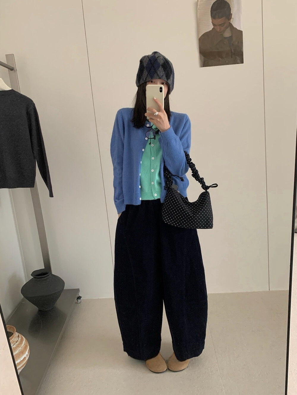 // 檔口爆款軟糯撞色假兩件CD