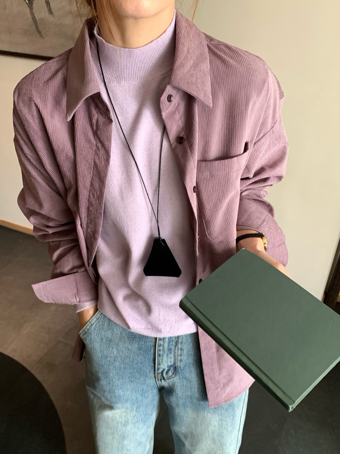 // 多色超柔軟燈芯絨口袋SH