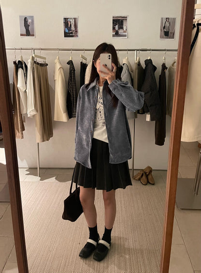 // 復古感雪尼爾絨超親膚SH