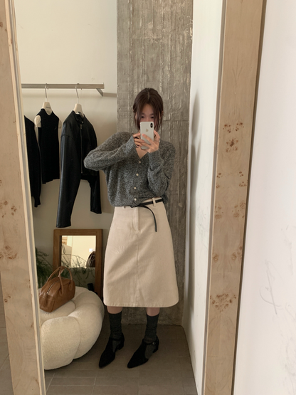 // 超soft兔絨V領CD