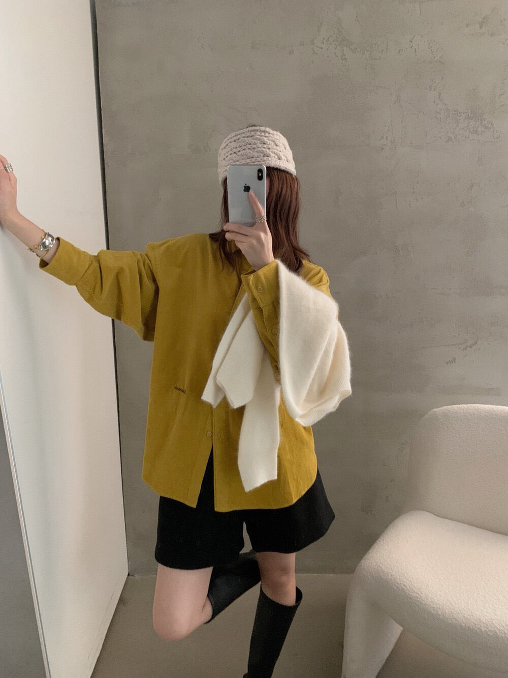 // 高質刺繡字燈芯絨SH