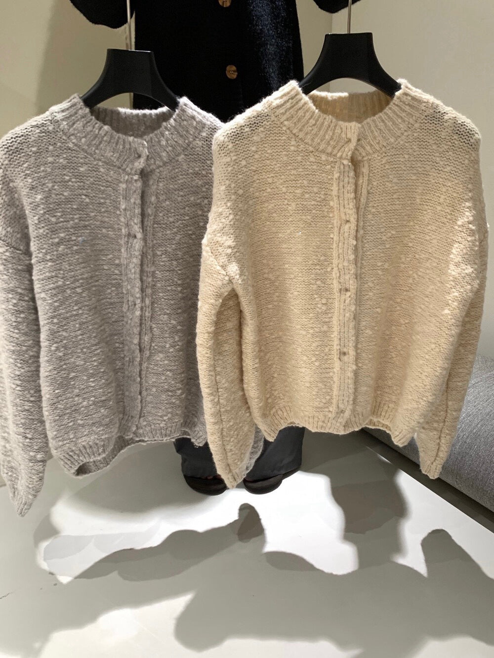 // 肌理感圓領混針感CD