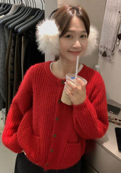 // 直坑紋口袋圓領CD