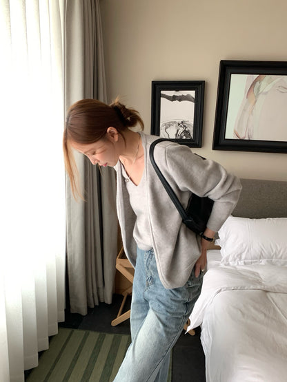 (部分現貨) // 超soft 5%羊毛背心+外套兩件套