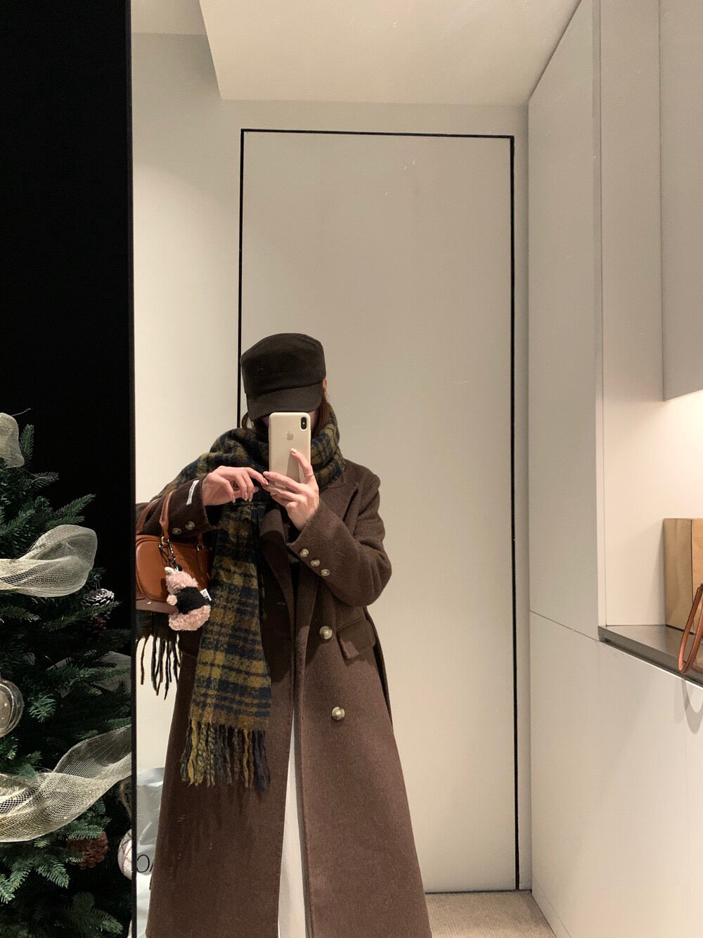 // 100%羊毛經典雙排扣手工外套