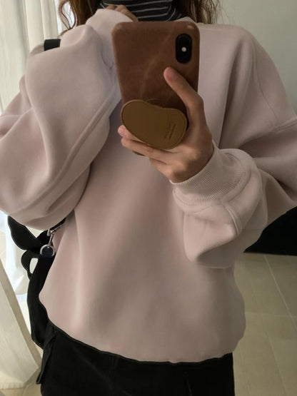 // 超高質靚料淨色衛衣