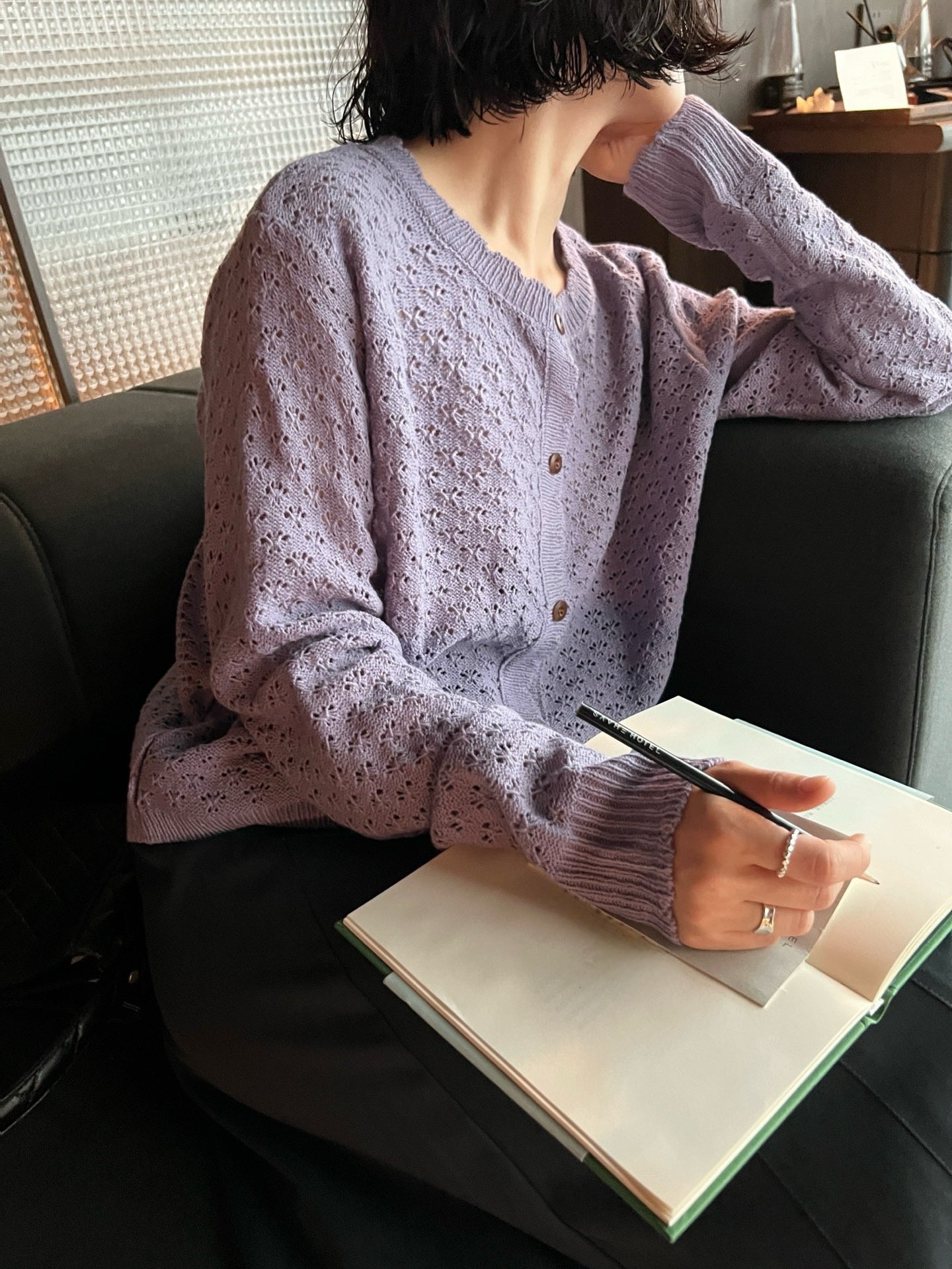 // 精緻感花邊鏤空鈎花CD