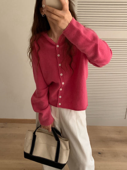 // 100%wool一體無縫連帽開胸NT