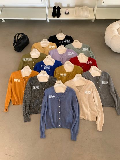 // 超soft兔絨V領CD