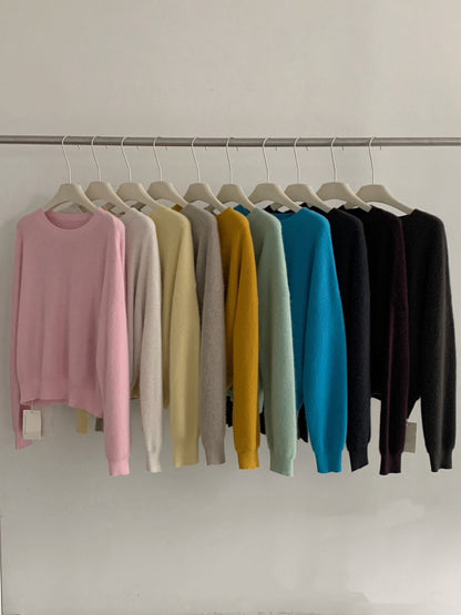 // 30%raccoon+20%羊毛超舒服靚色系毛衣