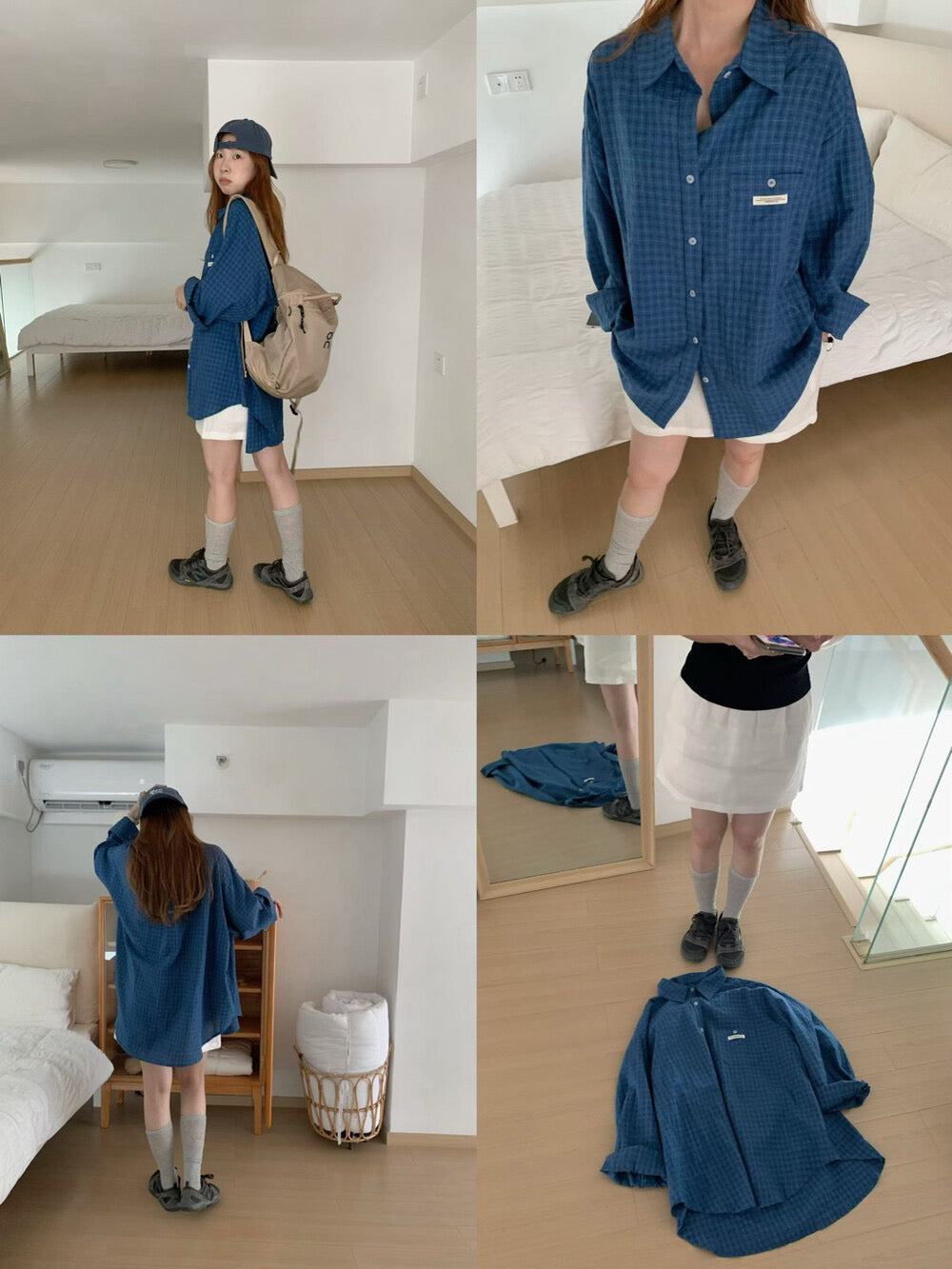 // 帥氣休閒風格仔寬鬆款SH