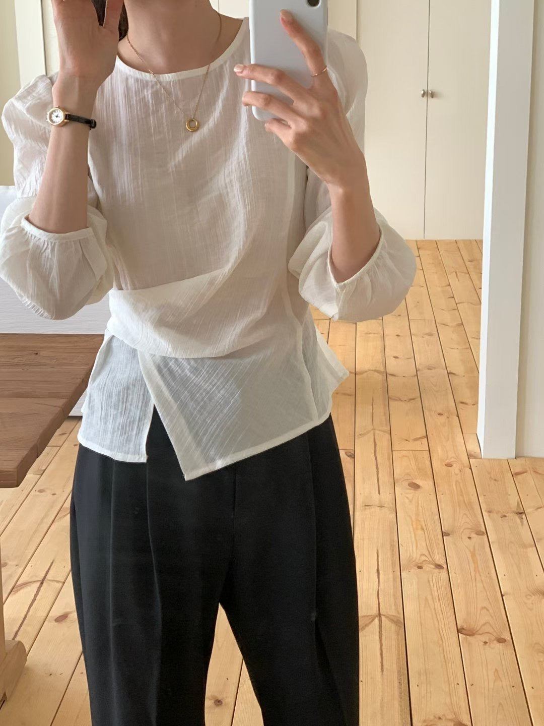 // 肌理感特別設計後綁帶BL