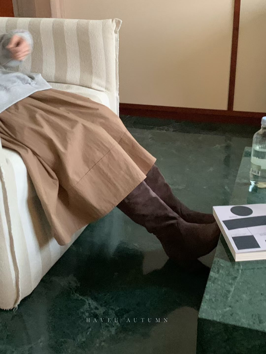 // 長度比例超好蓬蓬褶褶中裙