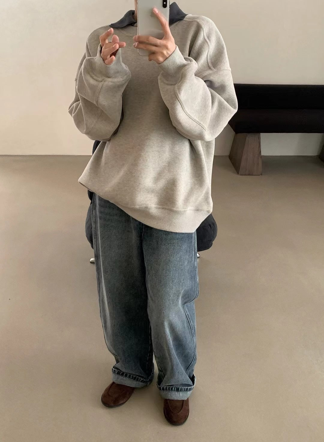 // 超高質靚料淨色衛衣