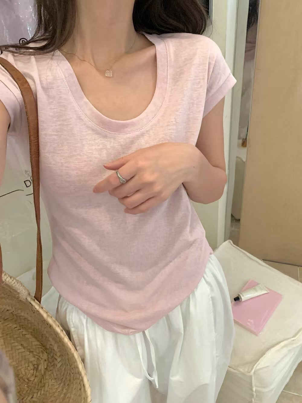May part.4加購款🫜必包幾色的麻質靚色TEE