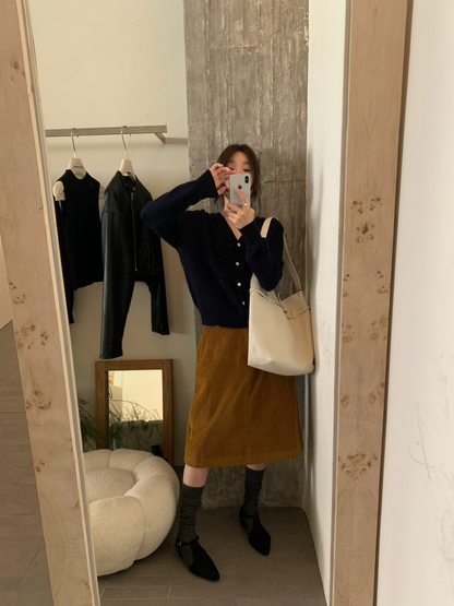 // 超soft兔絨V領CD