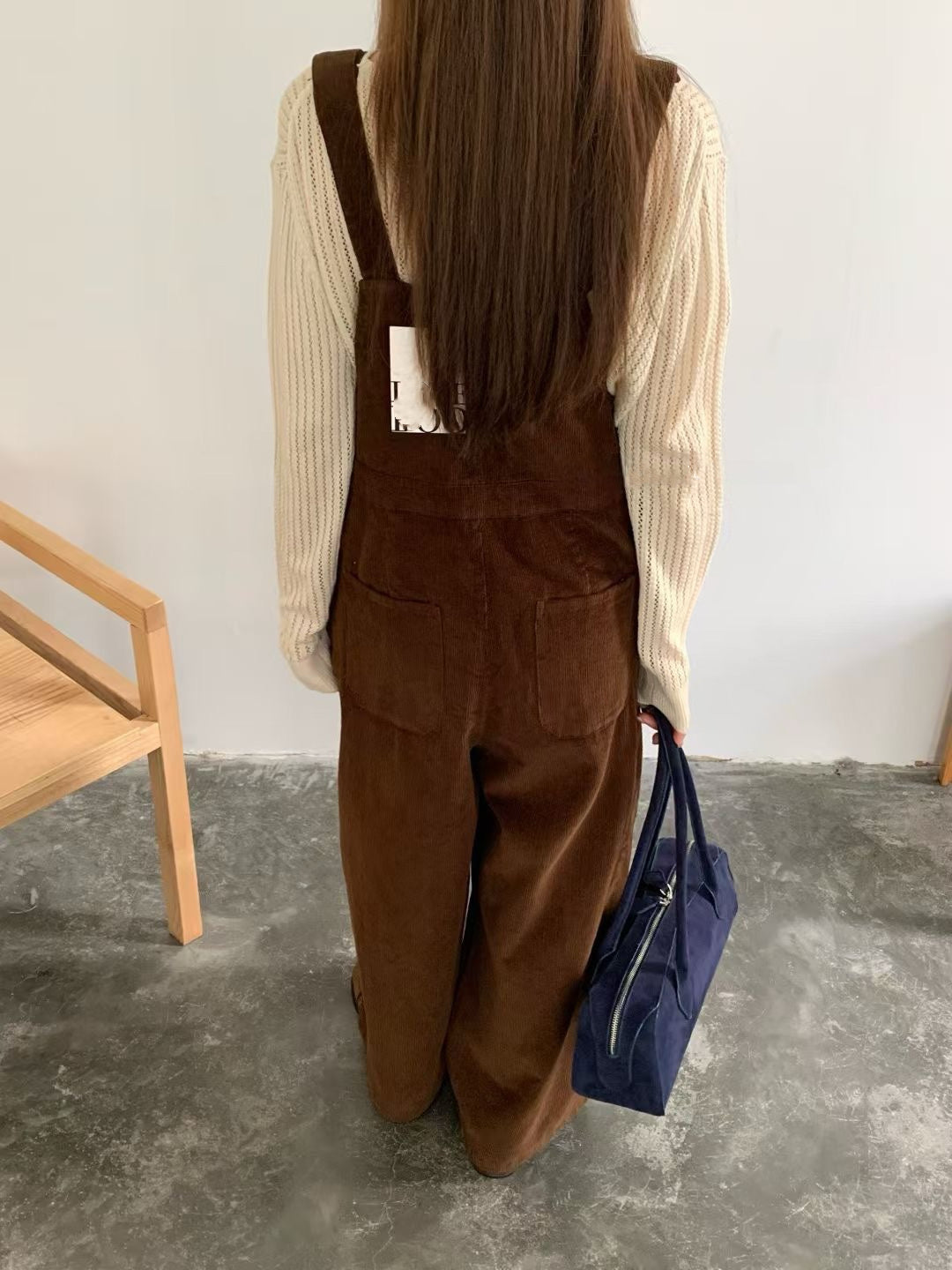 (部分現貨) // 調皮帥氣連身全長工人褲